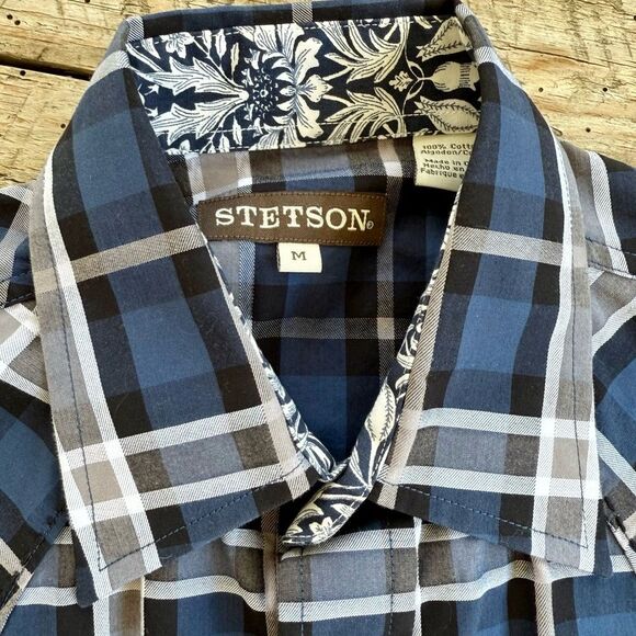 Stetson men's specialty western button down size M - Picture 10 of 10